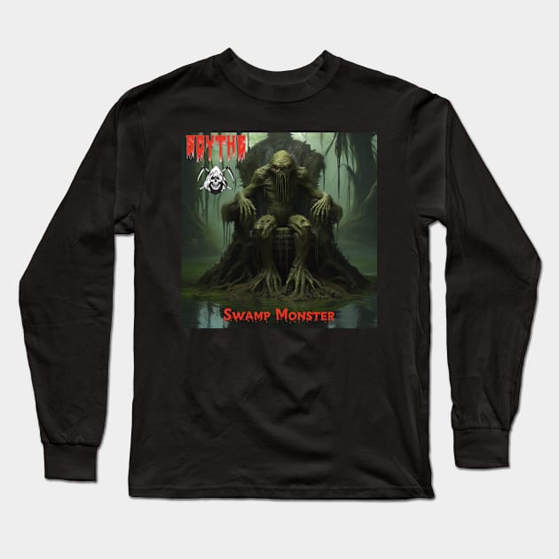 Swamp Monster by Scythe Long Sleeve T-Shirt by Diebythescythe